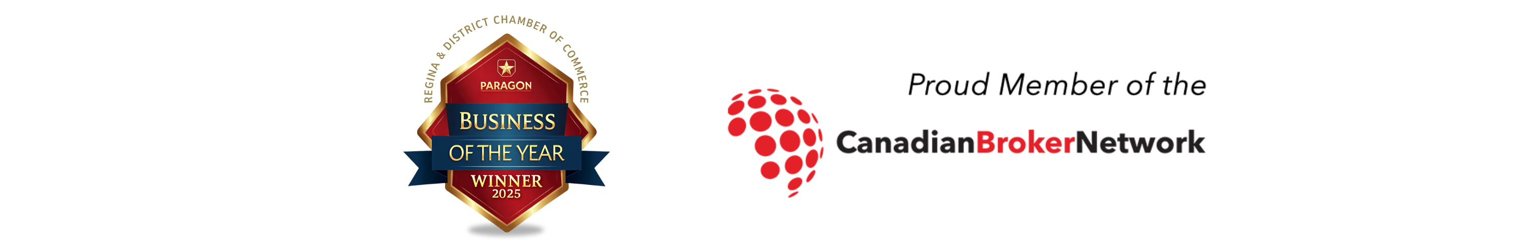 Paragon Awards bADGE and CBN logo wide